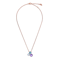 Collana Bronzallure Donna Trilogy in Lega metallica Quarzo WSBZ02319BLU-SP - WSBZ02319BLU-SP